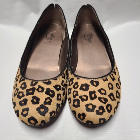 Moda Reflex Betty Flat Leopard Print 9.5 - Picture 1 of 6